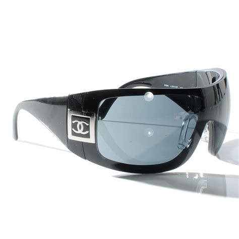 chanel sunglasses black logo|CHANEL CC Logo Sunglasses 5086 Black .